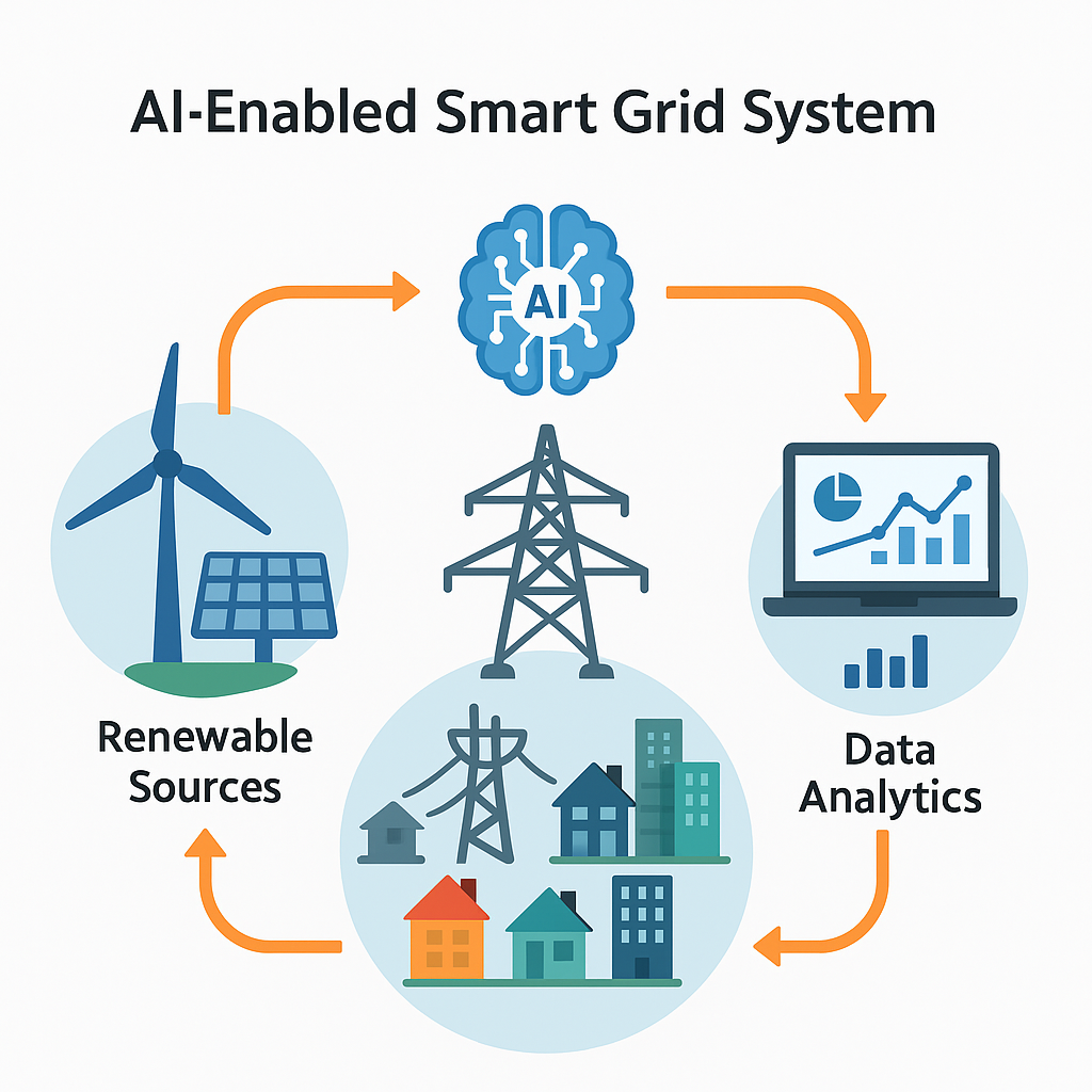 Smart Grid Integration with AI