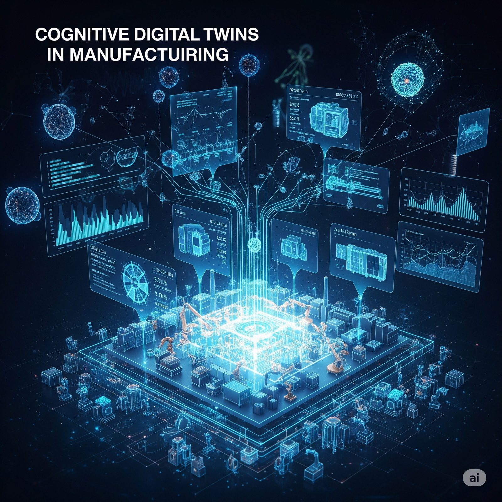 Cognitive Digital Twins in Manufacturing Building Smart, Adaptive, and Self-Learning Systems