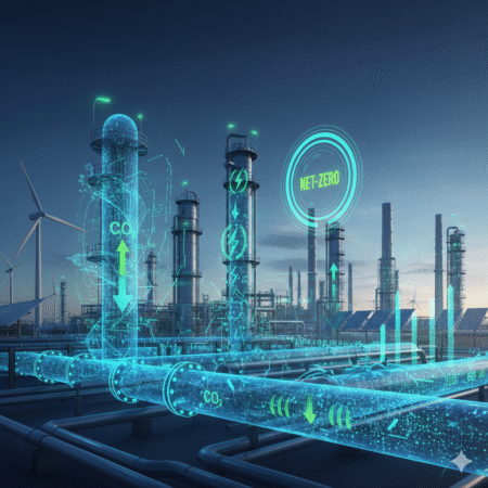 Generative AI for Net-Zero Operations How Digital Twins Are Powering Carbon-Neutral Oil & Gas Plants